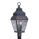 Livex Lighting Exeter Outdoor Post Head Bronze 2592-07. Fixed Price $589.96.
