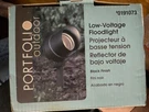 Portfolio Outdoor Low Voltage Floodlight Black Finish 0191073 Ul Listed. Fixed Price $25.00.