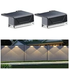 3 Mode, IP65 Waterproof Fence Lights Solar Powered, Dusk To Dawn. Fixed Price $21.99.