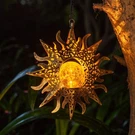 Solar Lights Outdoor Garden Decor Hanging Lanterns 1 Pack Sun, Yellow. Fixed Price $31.70.