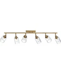 Melucee 6 Bathroom Ceiling Spotlight Fixture For Kitchen Foyer Bath, Brass. Fixed Price $168.79.