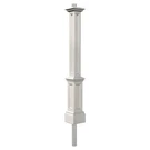 Mayne Signature Traditional Plastic Lamp Post With Mount In White. Fixed Price $180.26.