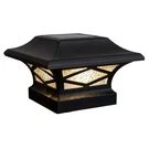 Classy Caps SLK807B Black, Kingsbridge Dual Lighted Solar Post - Versatil.... Fixed Price $59.71.