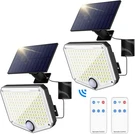 Moko Solar Lights Outdoor, 222 Led Motion, W/remote, IP65, Waterproof, Pack. Fixed Price $10.11.