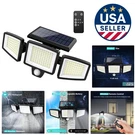 Bright 2500LM Remote-controlled Solar Flood Lights With Waterproof Design. Fixed Price $45.59.