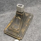 Hadco 3333 Wall Lamp Light Sconce Mounting Bracket Flange Cast Aluminum Vtg. Fixed Price $49.99.
