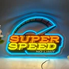 Super Neon Sign For Wall Decor, No Limit Led Light Speed-blue. Fixed Price $44.78.