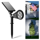 Falove Solar Spot Lights Outdoor Waterproof For Flag Palm Tree Pole Sign Statue. Fixed Price $29.90.