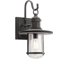 Kichler Riverwood Outdoor Wall Sconce, Light Incandescent 150 Watts, Zinc. Fixed Price $249.39.