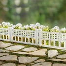 Set Of 8 Solar Border Edging Fence Panels Flower Bed Light Pathway Edge Garden. Fixed Price $97.99.
