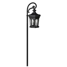 Hinkley Lighting Raley Path Light, Museum Black Water Glass Panels 1513MB-LL. Fixed Price $199.00.