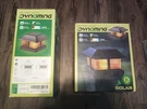 2 Packs Of Dynaming Solar Led Flame Post Light Black 1800K Warm White IP44 Pk. Fixed Price $70.00.