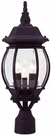 Livex Lighting 7526-14 3 Outdoor Post Top Lantern Textured Black. Fixed Price $171.96.