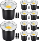 Sunvie Low Voltage Landscape Well Lights With Wire Connectors, 12W Led, IP67 .... Fixed Price $111.68.