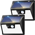 Solar Lights Outdoor 2 Pack, 140LED/3 Modes Motion Sensor Wall Powe. Fixed Price $15.94.