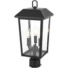 Outdoor Pole Light Fixture Exterior Porch Walkway Fence Post Pathway Lantern 18". Fixed Price $159.12.