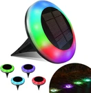 4 Pack 20 Lumens Colorful Solar Ground Lights,pool Powered With. Fixed Price $45.00.