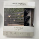 Threshold Led String Lights 7.5 Ft Lighted Length Outdoor/indoor Warm White. Fixed Price $15.99.