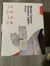 Orein Led Flood Light Motion Sensor Outdoor Hardwired White IP65 2 Pack. Fixed Price $70.00.