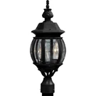 Artcraft Lighting AC8363 Black Classico 3-BULB Line Voltage Post. Fixed Price $147.92.