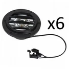 Fusion 29056 Qty Moonrays Metal Well Lights Black Led Low Voltage. Fixed Price $37.99.